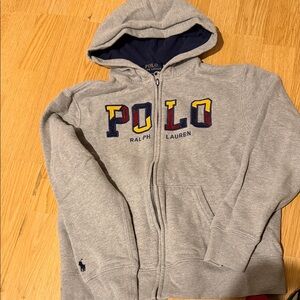 Polo by Ralph Lauren Gray Zip-Up Hoodie